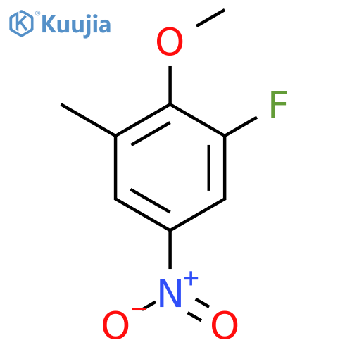 2-Fluoro-6-methyl-4-nitroanisole structure