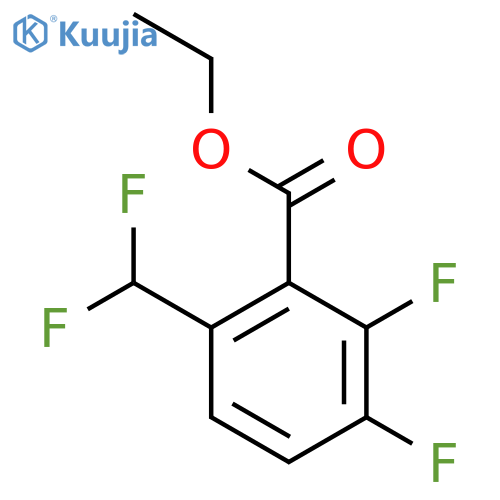 Ethyl 2,3-difluoro-6-(difluoromethyl)benzoate structure