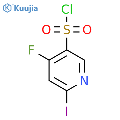 4-Fluoro-2-iodopyridine-5-sulfonyl chloride structure