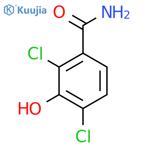 2,4-Dichloro-3-hydroxybenzamide structure