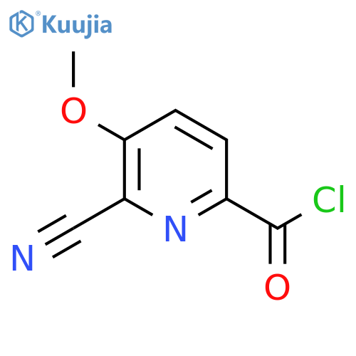 6-Cyano-5-methoxypicolinoyl chloride structure
