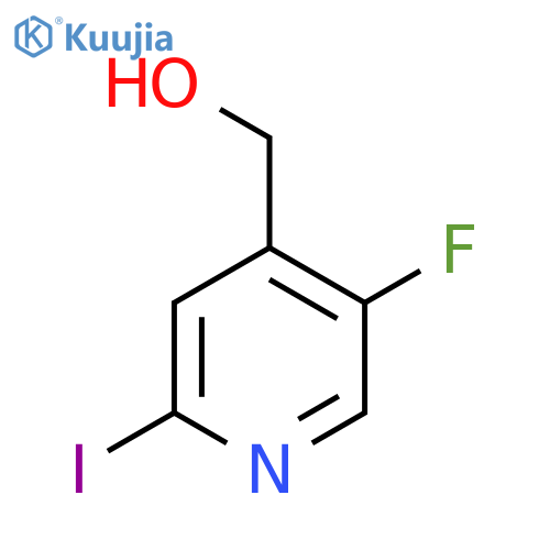 5-Fluoro-2-iodopyridine-4-methanol structure