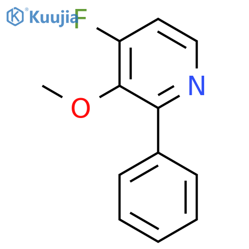 4-Fluoro-3-methoxy-2-phenylpyridine structure