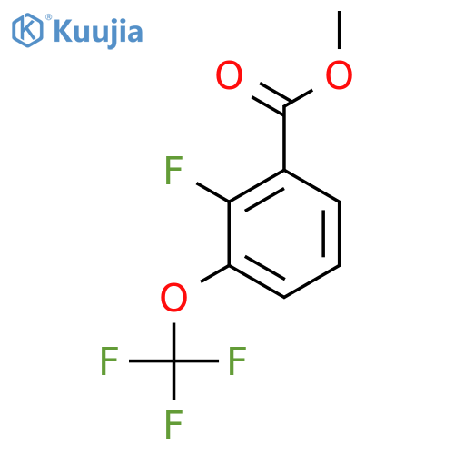 Methyl 2-fluoro-3-(trifluoromethoxy)benzoate structure