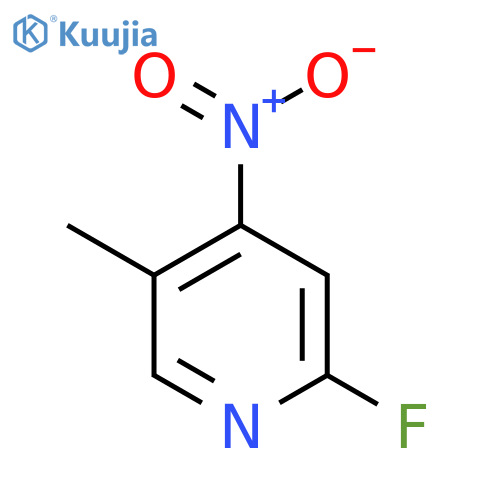 2-Fluoro-5-methyl-4-nitropyridine structure