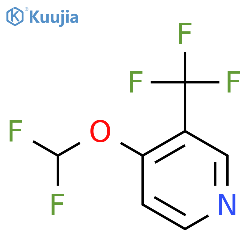 4-Difluoromethoxy-3-(trifluoromethyl)pyridine structure