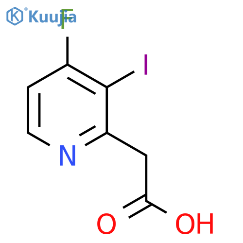 4-Fluoro-3-iodopyridine-2-acetic acid structure