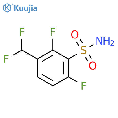 Benzenesulfonamide, 3-(difluoromethyl)-2,6-difluoro- structure