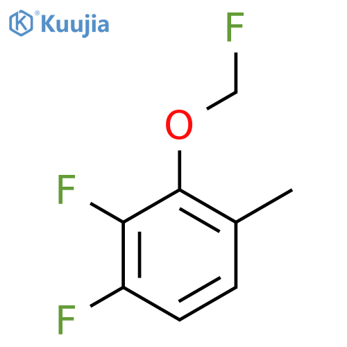 3,4-Difluoro-2-(fluoromethoxy)toluene structure
