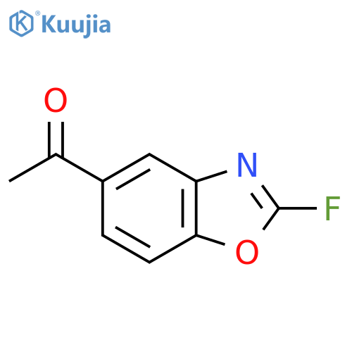 5-Acetyl-2-fluorobenzo[d]oxazole structure