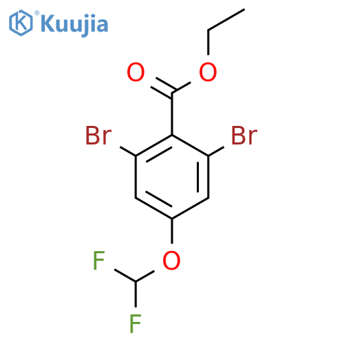 Ethyl 2,6-dibromo-4-(difluoromethoxy)benzoate structure