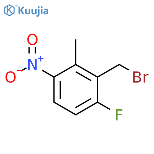 6-Fluoro-2-methyl-3-nitrobenzyl bromide structure