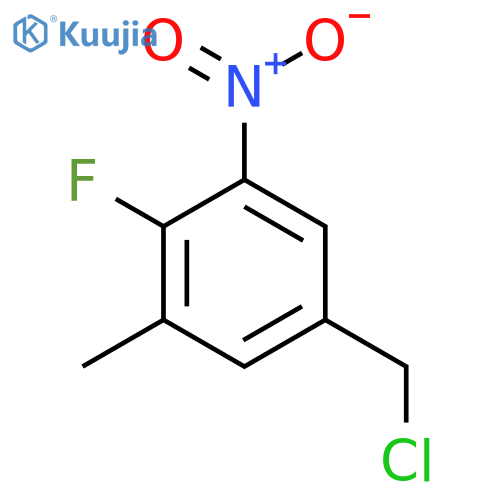 4-Fluoro-3-methyl-5-nitrobenzyl chloride structure