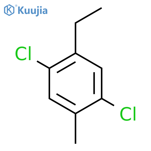 2,5-Dichloro-4-ethyltoluene structure