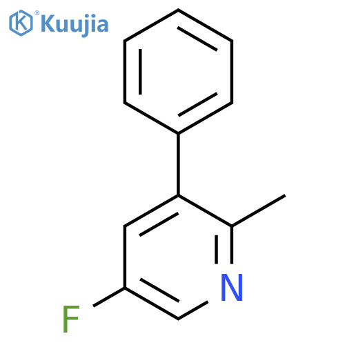 5-Fluoro-2-methyl-3-phenylpyridine structure