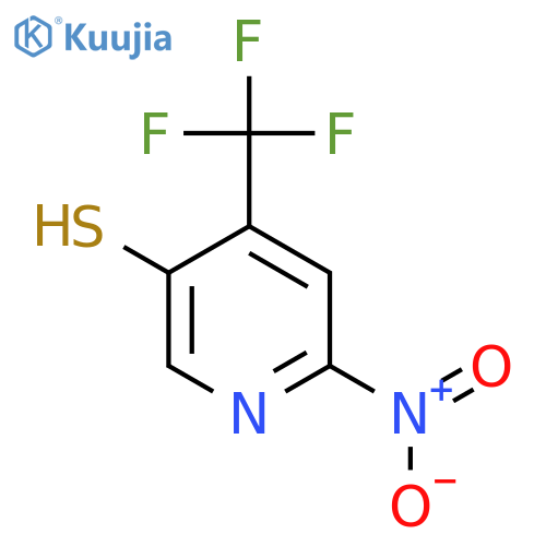 5-Mercapto-2-nitro-4-(trifluoromethyl)pyridine structure