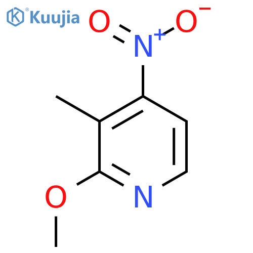 2-Methoxy-3-methyl-4-nitropyridine structure