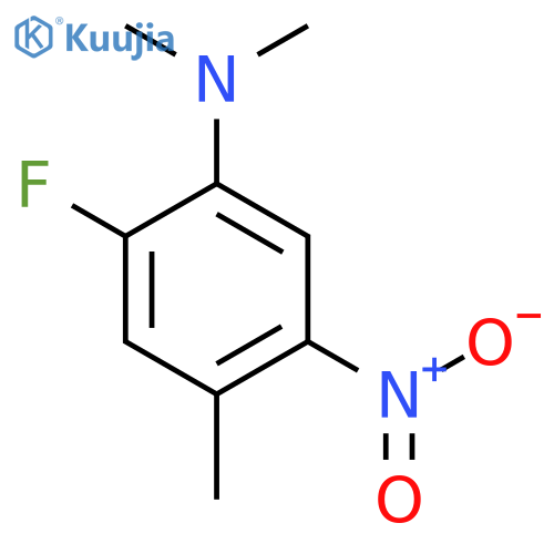 2-Fluoro-N,N,4-trimethyl-5-nitroaniline structure