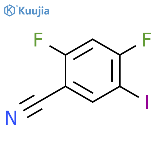 2,4-Difluoro-5-iodobenzonitrile structure