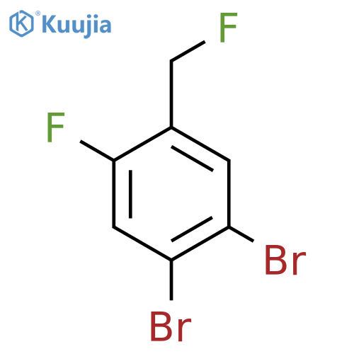 1,2-Dibromo-4-fluoro-5-(fluoromethyl)benzene structure