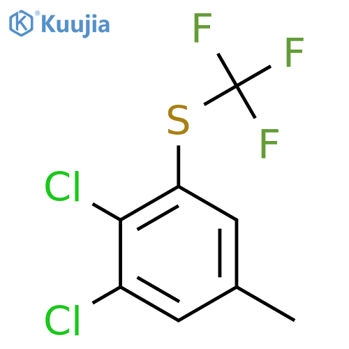 3,4-Dichloro-5-(trifluoromethylthio)toluene structure
