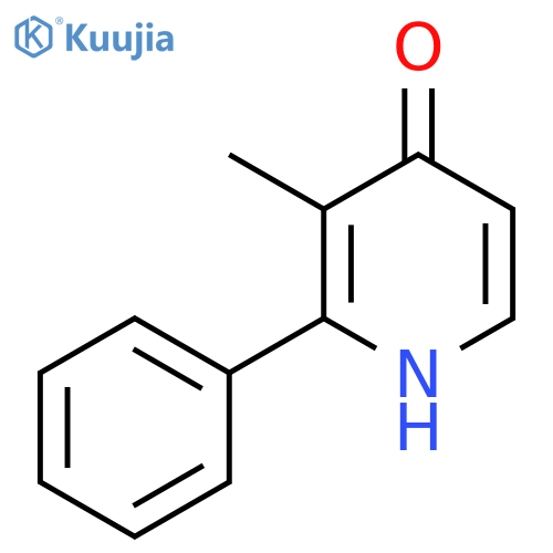 4-Hydroxy-3-methyl-2-phenylpyridine structure