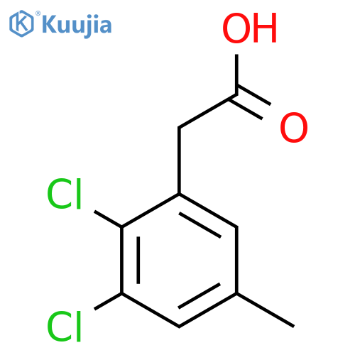 2,3-Dichloro-5-methylphenylacetic acid structure