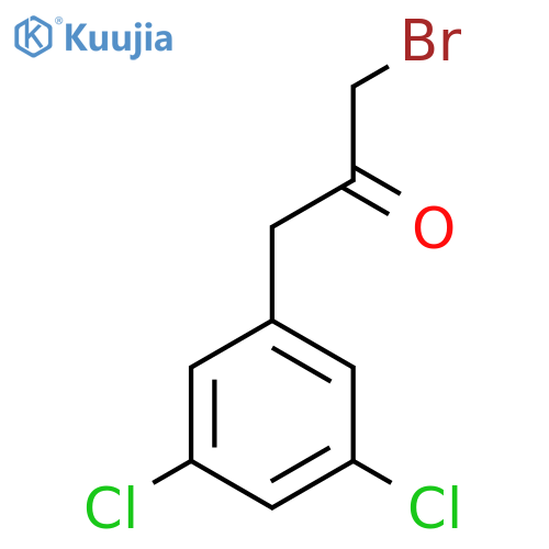 3-Bromo-1-(3,5-dichlorophenyl)propan-2-one structure
