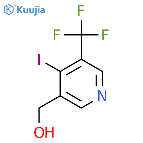 4-Iodo-3-(trifluoromethyl)pyridine-5-methanol structure
