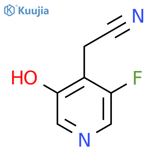 3-Fluoro-5-hydroxypyridine-4-acetonitrile structure