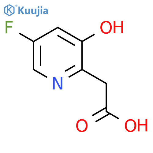 5-Fluoro-3-hydroxypyridine-2-acetic acid structure