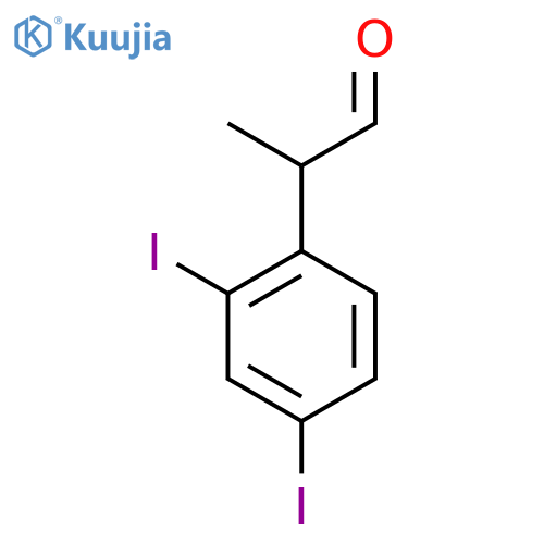 2,4-Diiodophenylpropanal structure