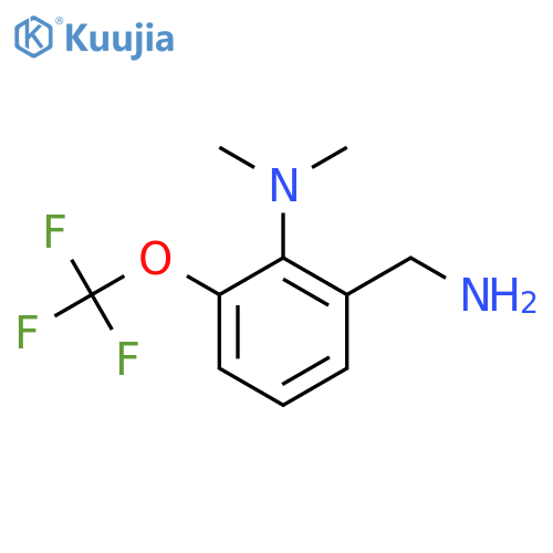 2-Dimethylamino-3-(trifluoromethoxy)benzylamine structure