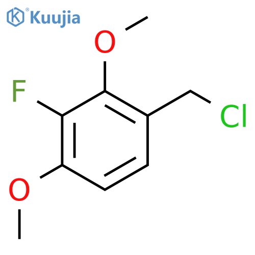 2,4-Dimethoxy-3-fluorobenzyl chloride structure