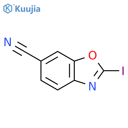 6-Cyano-2-iodobenzo[d]oxazole structure