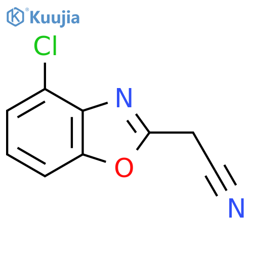 4-Chlorobenzo[d]oxazole-2-acetonitrile structure