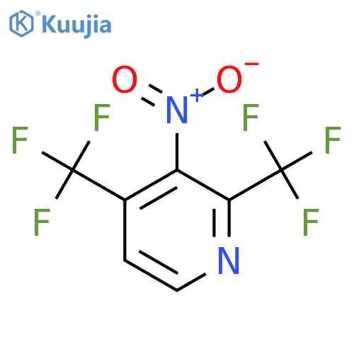 2,4-Bis(trifluoromethyl)-3-nitropyridine structure