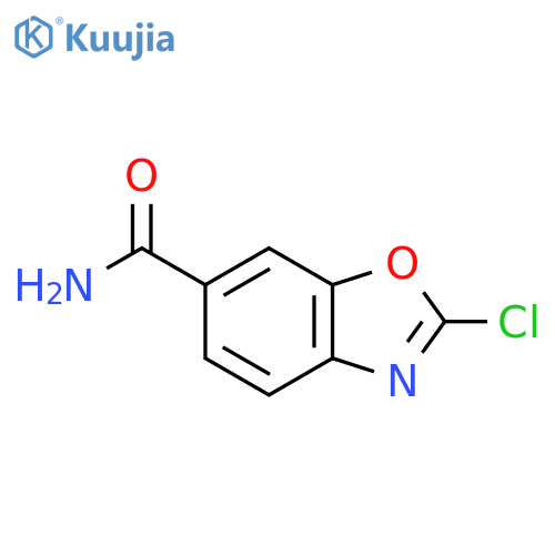 2-Chlorobenzo[d]oxazole-6-carboxamide structure