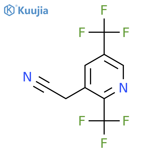 2,5-Bis(trifluoromethyl)pyridine-3-acetonitrile structure