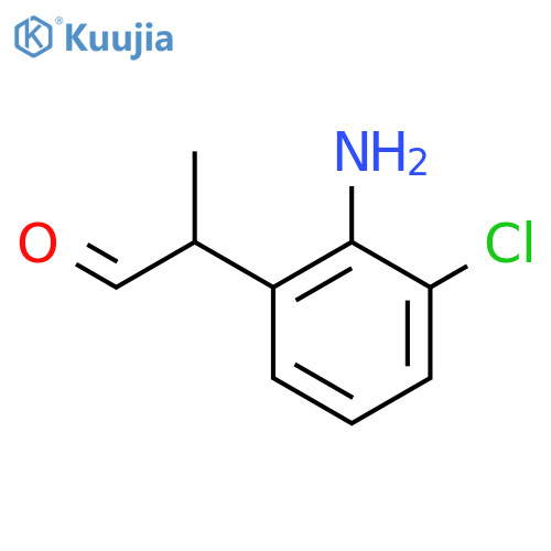2-Amino-3-chlorophenylpropanal structure