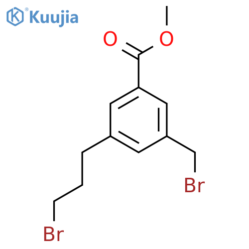 Methyl 3-(bromomethyl)-5-(3-bromopropyl)benzoate structure