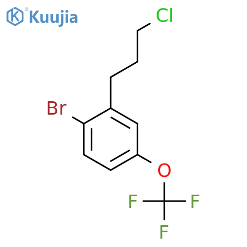 4-Bromo-3-(3-chloropropyl)(trifluoromethoxy)benzene structure