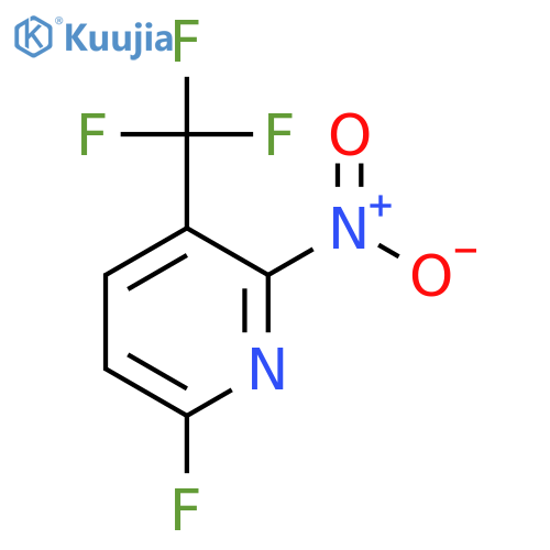 6-Fluoro-2-nitro-3-(trifluoromethyl)pyridine structure