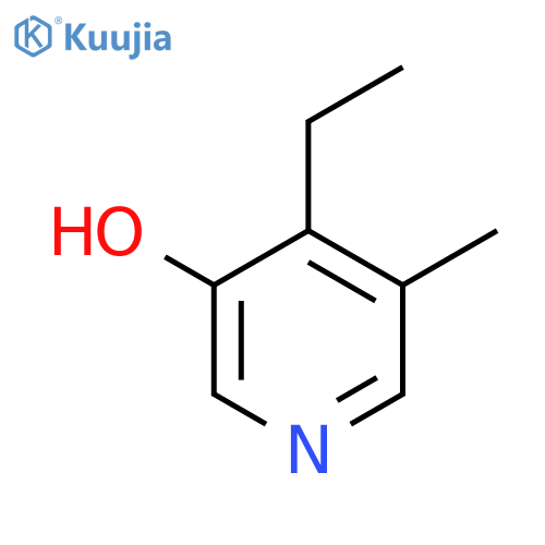 4-Ethyl-3-hydroxy-5-methylpyridine structure