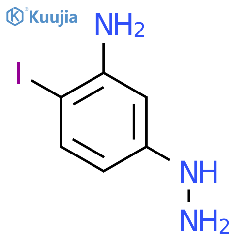 3-Amino-4-iodophenylhydrazine structure