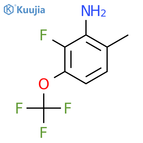 2-Fluoro-6-methyl-3-(trifluoromethoxy)aniline structure
