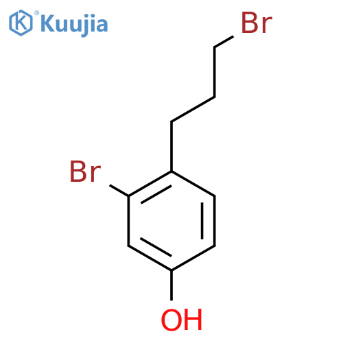 3-Bromo-4-(3-bromopropyl)phenol structure