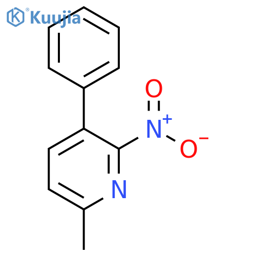 6-Methyl-2-nitro-3-phenylpyridine structure