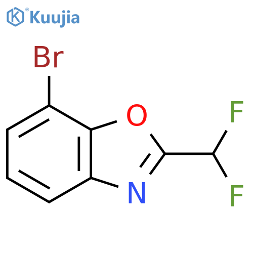 7-Bromo-2-(difluoromethyl)benzo[d]oxazole structure