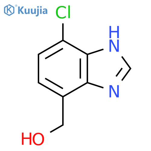 4-Chloro-7-hydroxymethyl-1H-benzimidazole structure